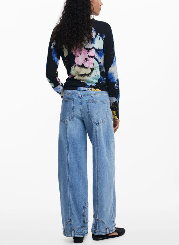 Desigual Lily Print Sweater by M. Christian Lacroix