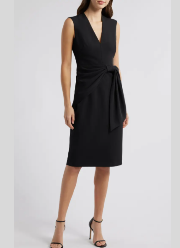 eliza j side bow cocktail dress Eliza J Women's Purple One-shoulder Side Bow Dress