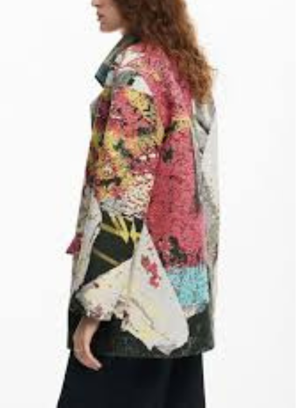 Desigual Long Coat Arty M. Christian Lacroix