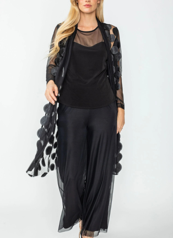 IC Collection Mesh Triangle Midi Jacket