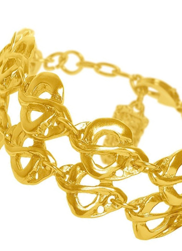 Karine Sultan Double Link Bracelet
