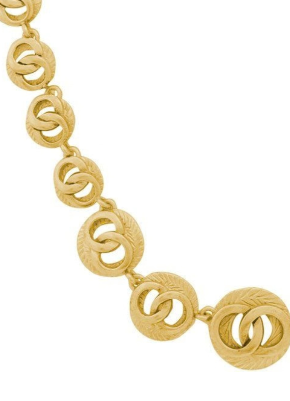 Karine Sultan Designer Inspired Medallion Necklace