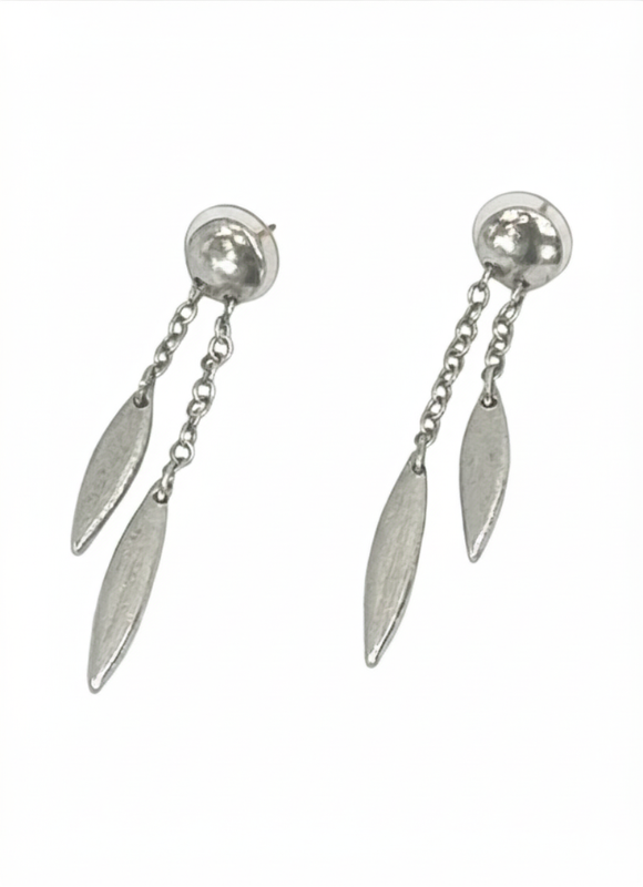 Karine Sultan Silver Drop Earring