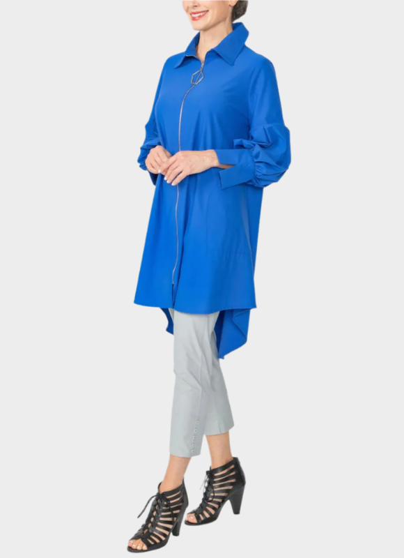 IC Collection Bell Sleeve & Back Yoke Eyelet Point Jacket