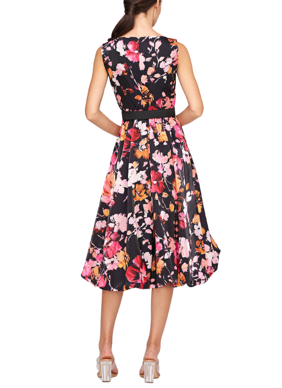 Kay Unger Viola High Low Midi Dress