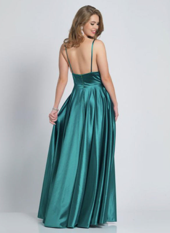Dave & Johnny Satin Gown