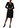 Joseph Ribkoff Black Asymmetrical Silky Knit Blazer Dress