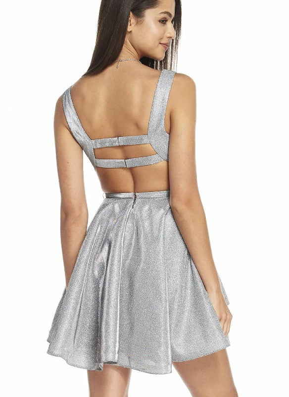 Alyce Paris Glitter Fit And Flare Dress