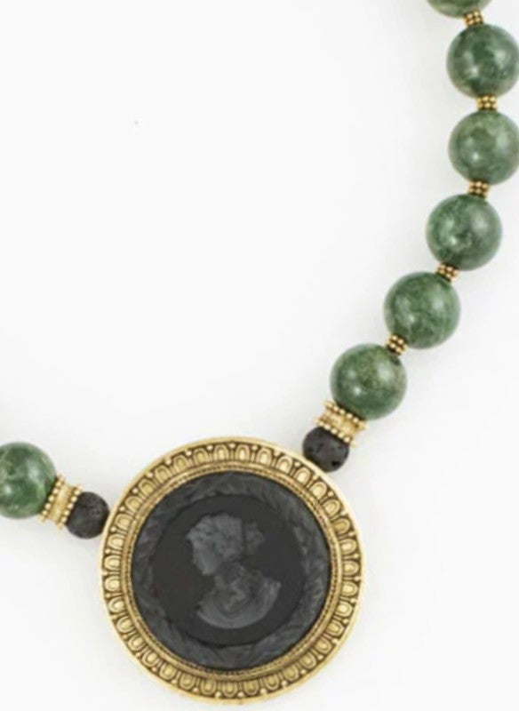 Robin Steele,  Inc Athena African Jade Necklace