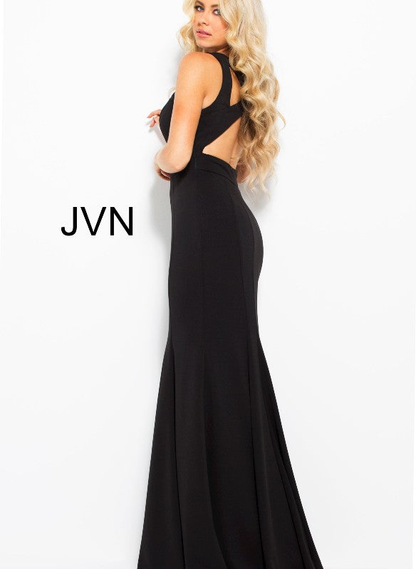 Jovani Fitted Gown With Cut Outs