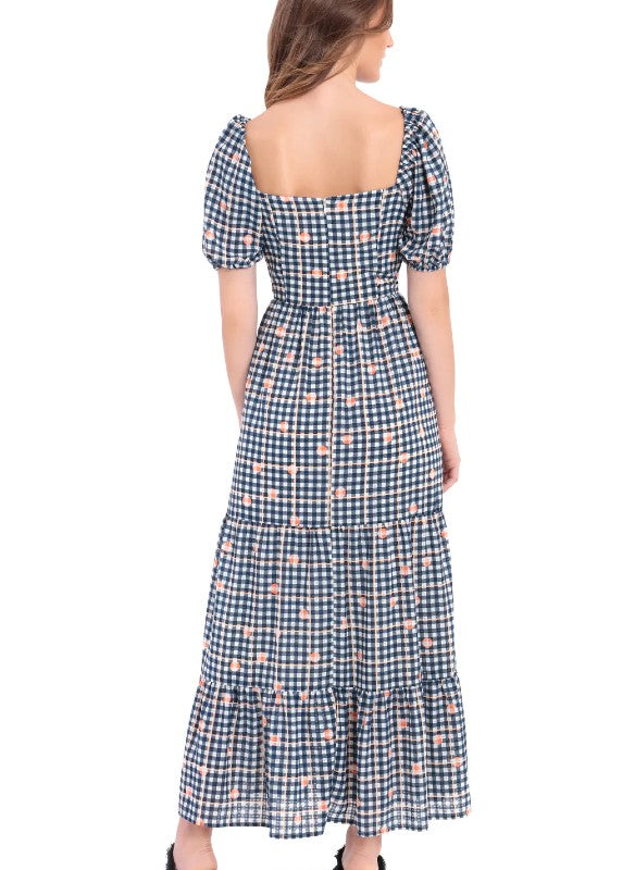 Donna Morgan Kymbria Smock Maxi