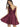 Alyce Paris Satin Fit And Flare Dress