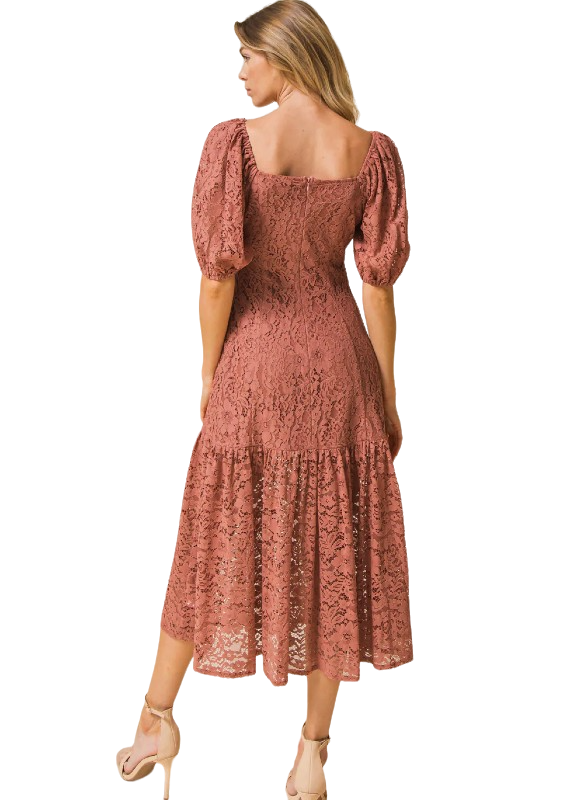 Flying Tomato A Song For You Midi Dress