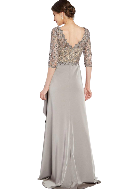 Alyce Paris Beaded Lace Gown