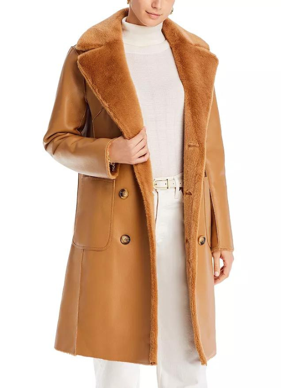 Love Token Reversible Double Breasted Coat