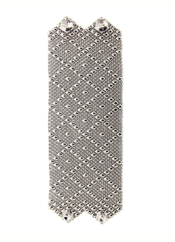 SG Liquid Metal Chrome Finished Bracelet By Sergio Gutierrez