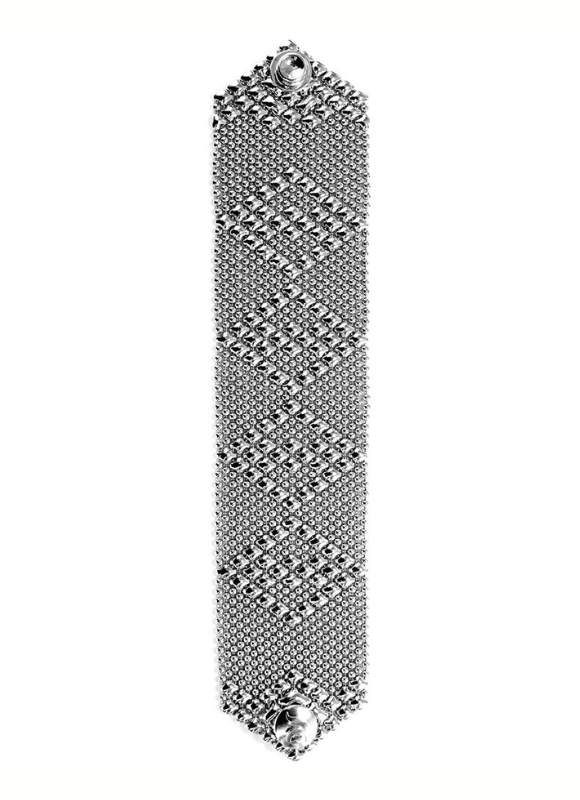SG Liquid Metal Chrome Finished Bracelet By Sergio Gutierrez