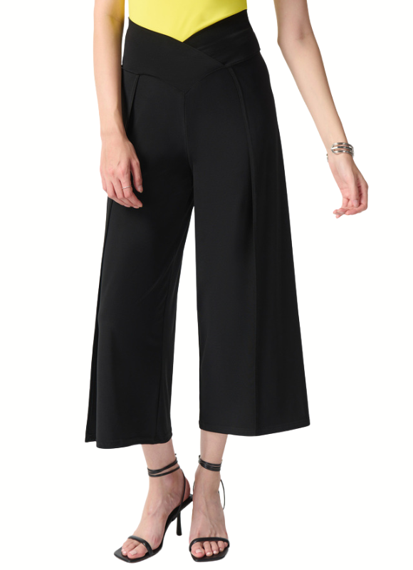 Joseph Ribkoff Wide Leg Cropped Pants