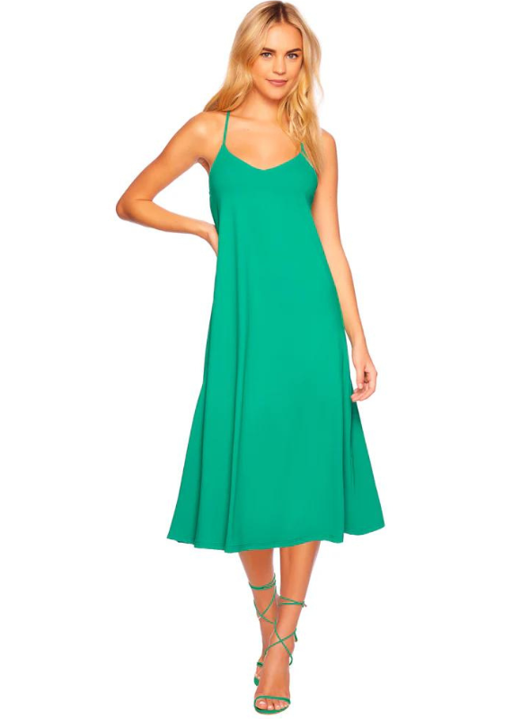 Susana Monaco Racer Back Tank Midi Dress