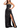 Jovani Black Strapless High Slit Dress