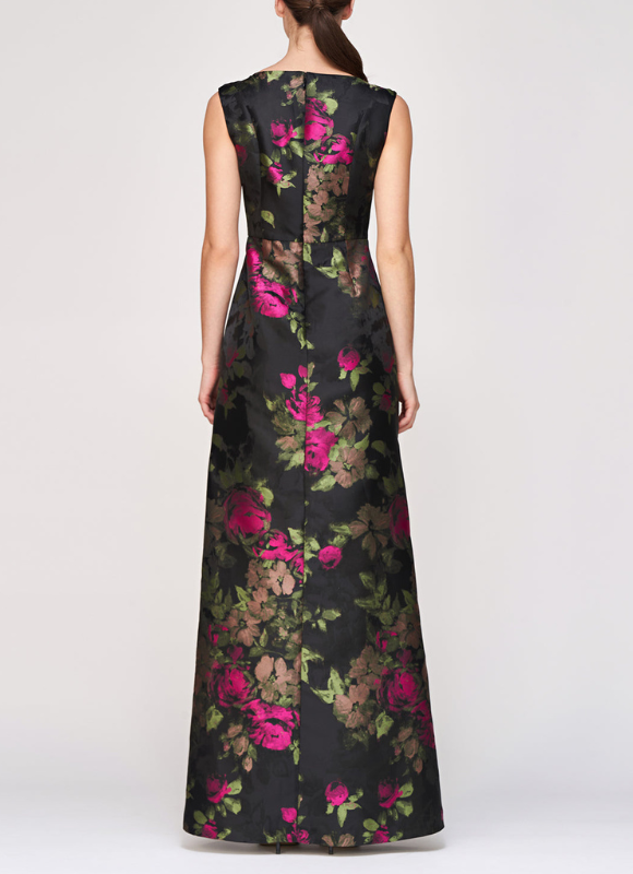 Kay Unger Satine Walk Thru Gown