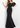 Jovani Black Fitted Off the Shoulder Evening Dress