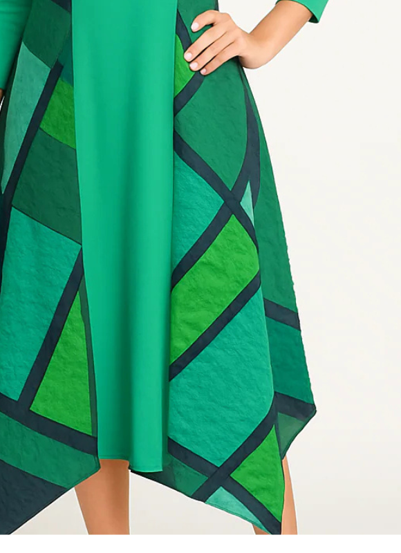 IC Collection Color Block Dress