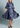 Gracia Floral print pinched detail sleeve midi dress