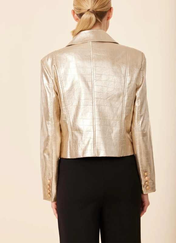 Dolce Cabo Faux Leather Croc Jacket