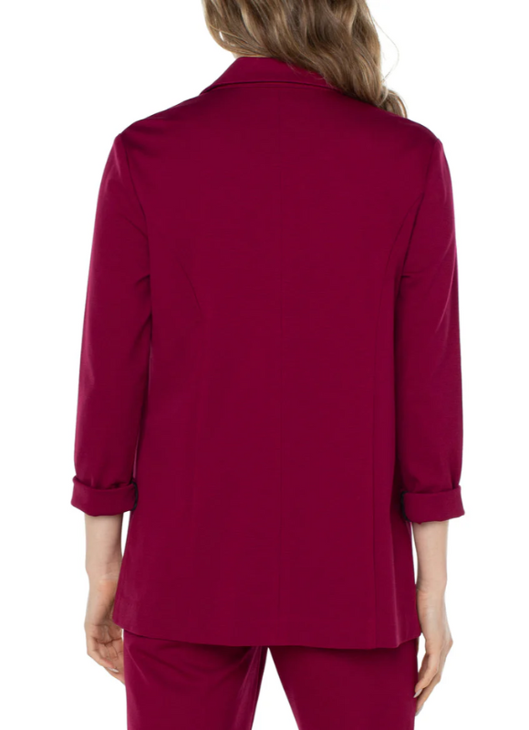 Liverpool Boyfriend Blazer Garnet Berry