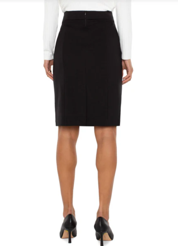Liverpool Pencil Skirt With Back Vent