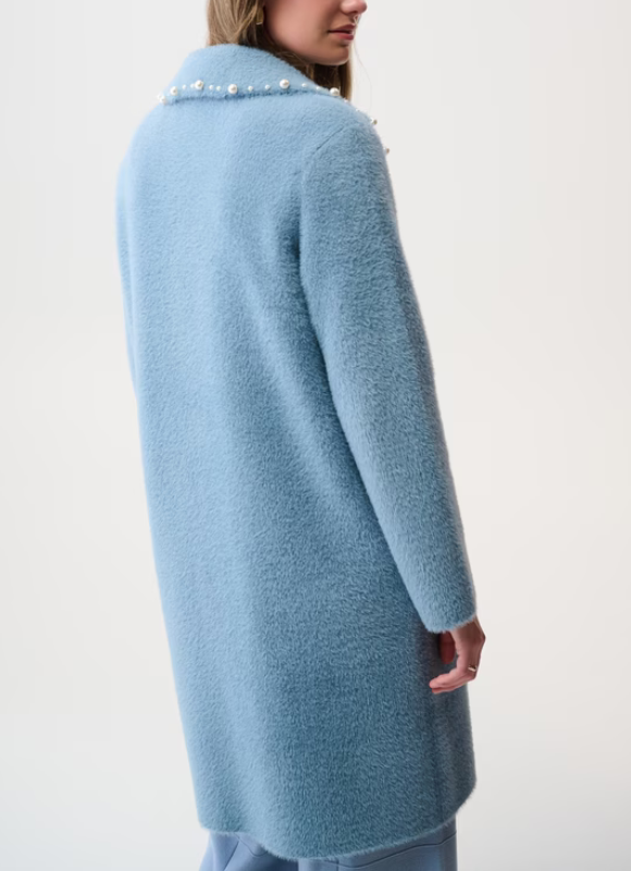 Joseph Ribkoff Single-Breasted Pearl Coat