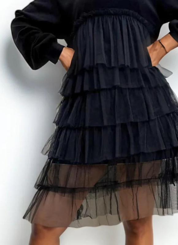 N by Nancy Tiered Tulle Dress