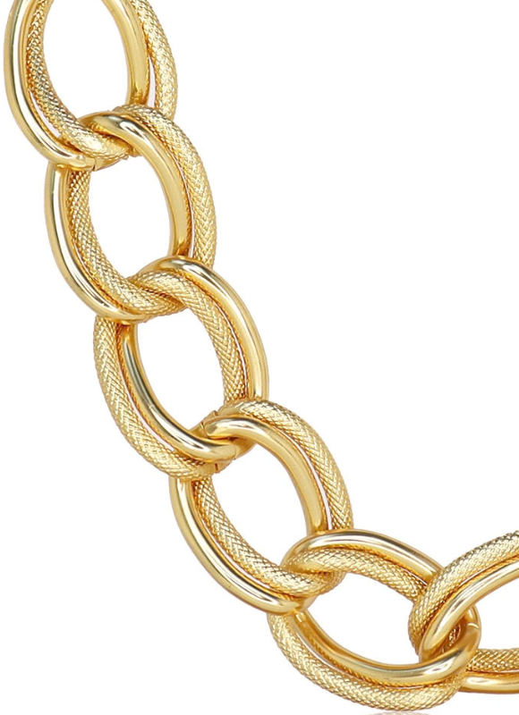 Karine Sultan Oversized Chain Link Necklace