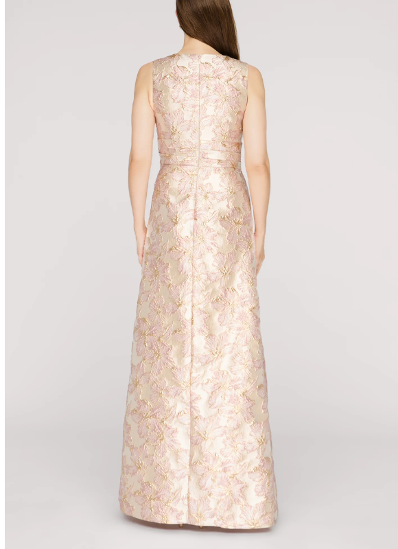 JS Collections Deborah Faux Wrap Gown