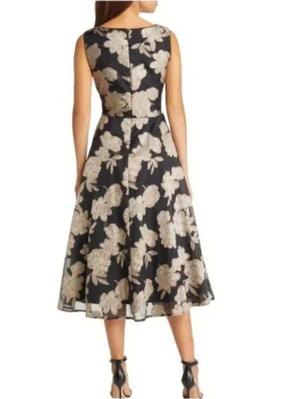 Eliza J Sleeveless Tea Length Dress