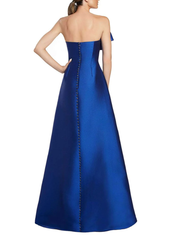 Alexander by Daymour Strapless Ruffle Accent Dress