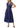 Tractr Smocked Waist Zip Front Maxi Dress