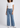 Tractr Micro Clear Rhinestone Wide Leg