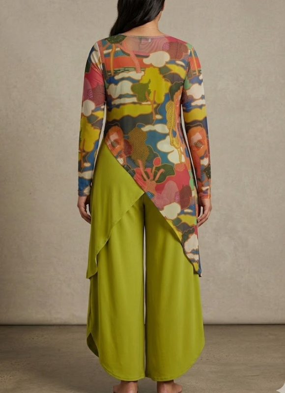 Kozan Colorful Print Two-Piece Set
