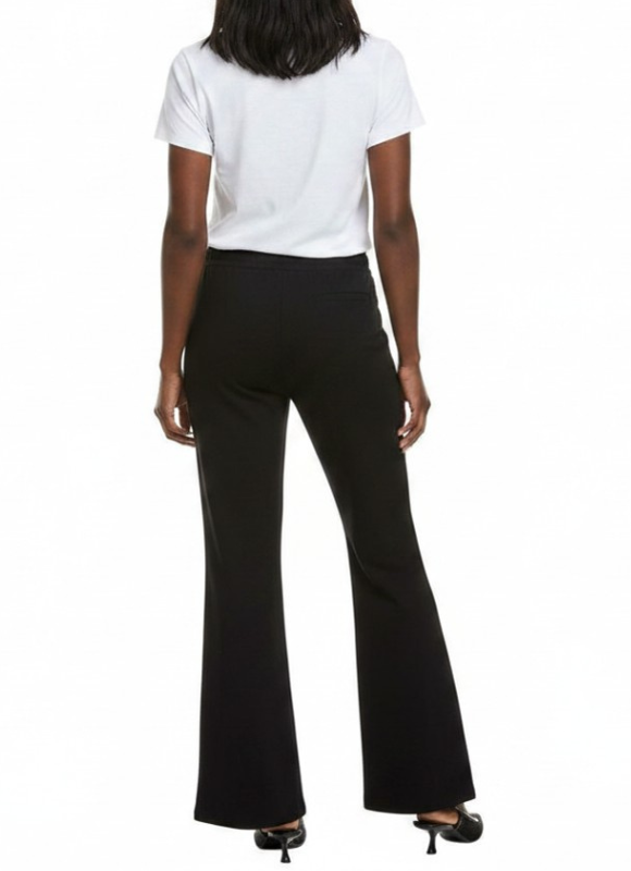 Gracia Wide Leg Pants With Elastic Back