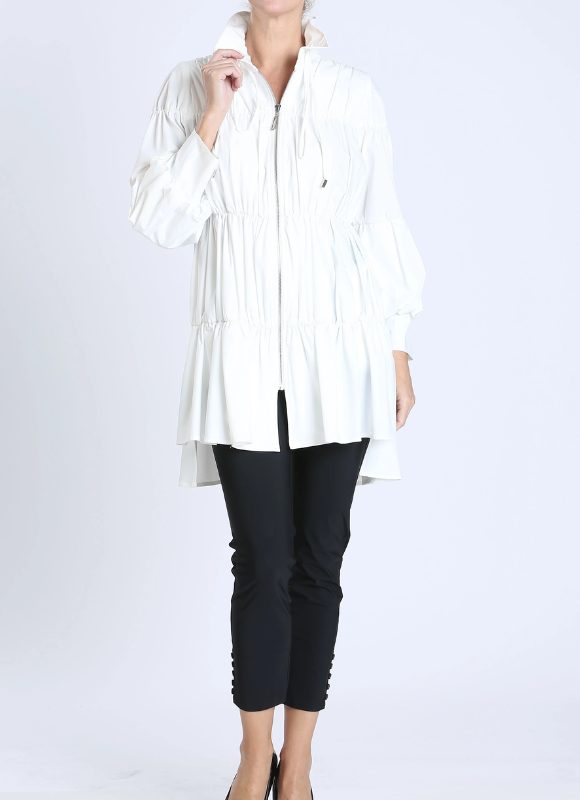IC Collection Shirring Blouson Sleeve Shirring Jacket