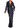 Xscape Kelandra Satin Collared V-Neck Long Sleeve Floor Length Dress
