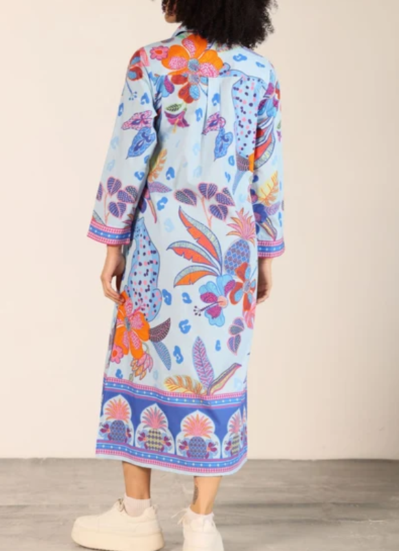 Maude Vivante Eliza Azure Safari Dress