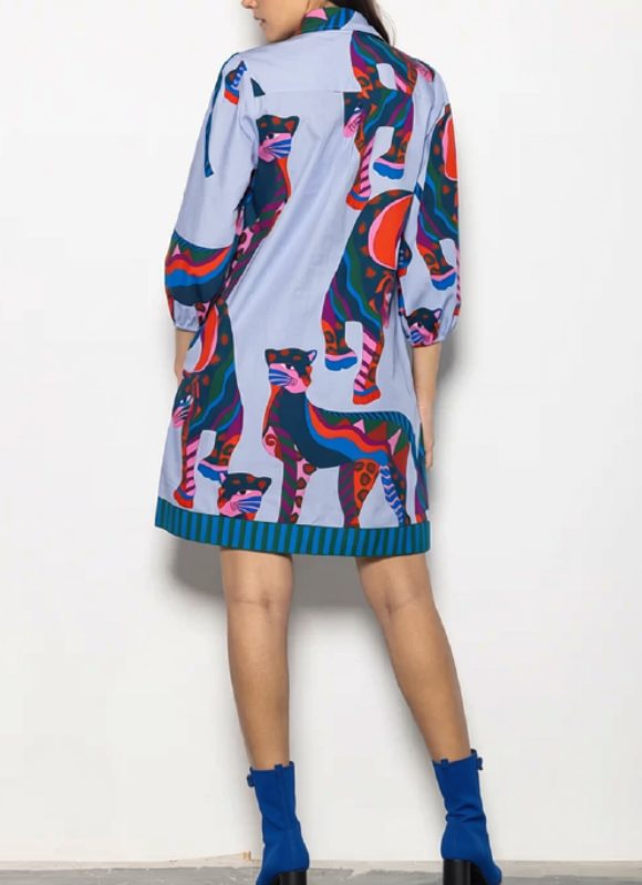 Maude Vivante Cheetah Mirage Ava Dress