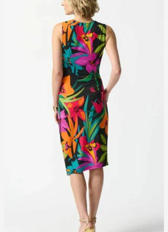 Joseph Ribkoff Tropical Wrap Dress