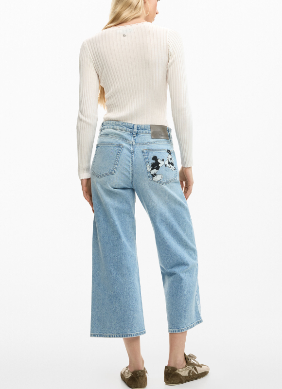 Desigual Mickey Mouse™ Culotte Jeans