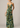 Adrianna Papell Printed Stretch Satin Chain Halter Gown
