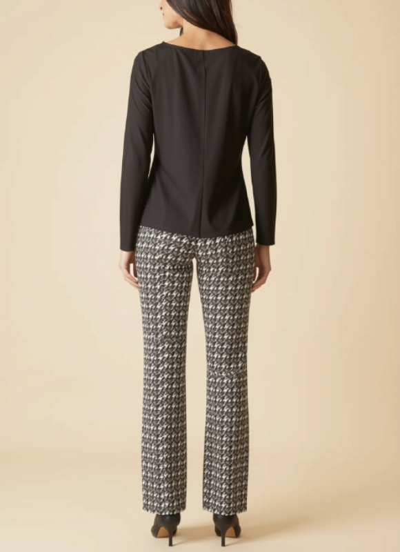 Habitat Core Travel Knit Solid Tie Front Top