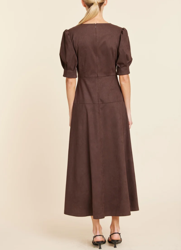 Dolce Cabo Faux Suede Maxi Dress
